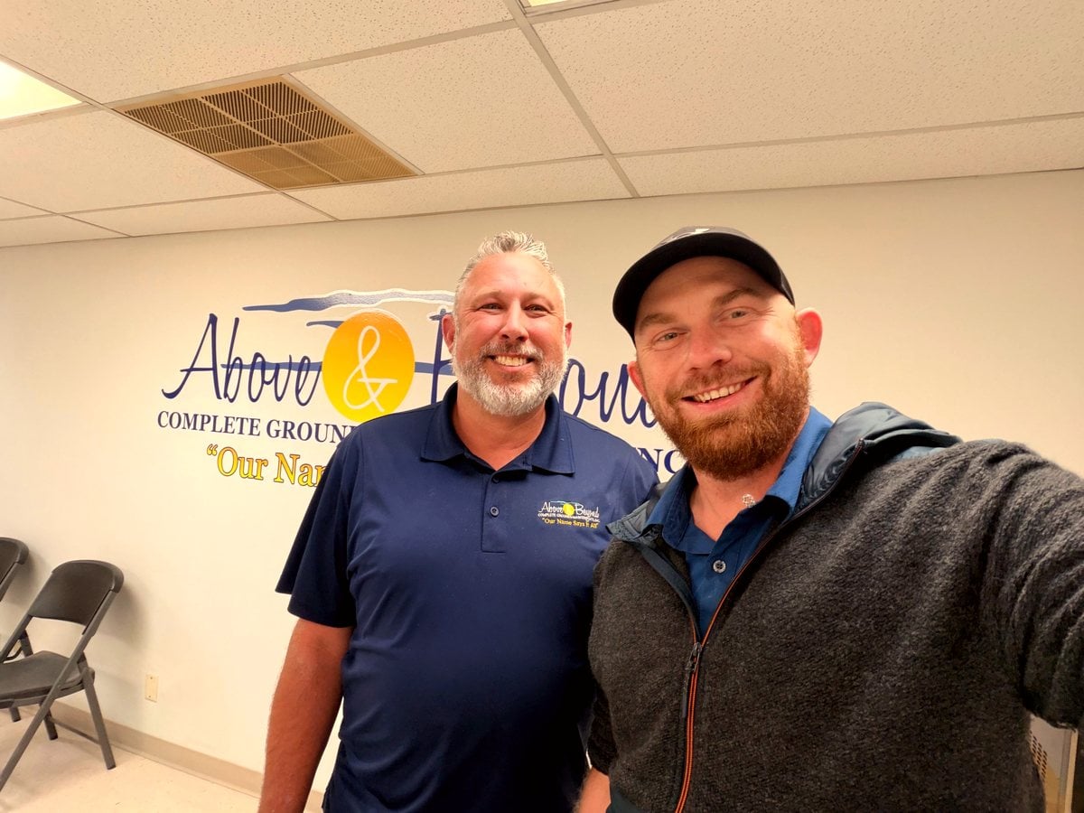 Rex Andrews with Tony McCormack at Above & Beyond in Omaha. Watch Tony’s story.
